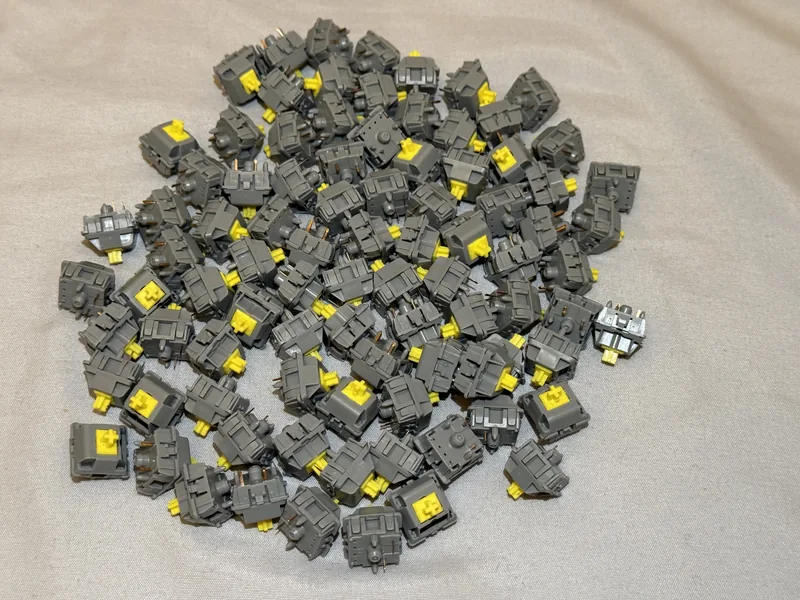 Durock Sunflower POM T1 Switches 80x