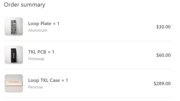 Mode Loop TKL + extras and free artisan