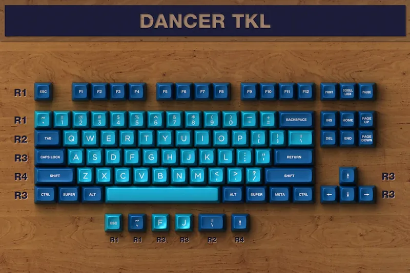Dancer SA Keycap TKL Set