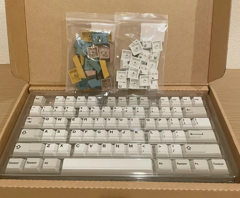 ePBT Scandi Keycaps with Novelties