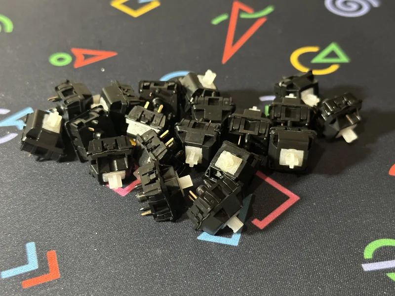 Durock POM Piano switches (L+F) x90