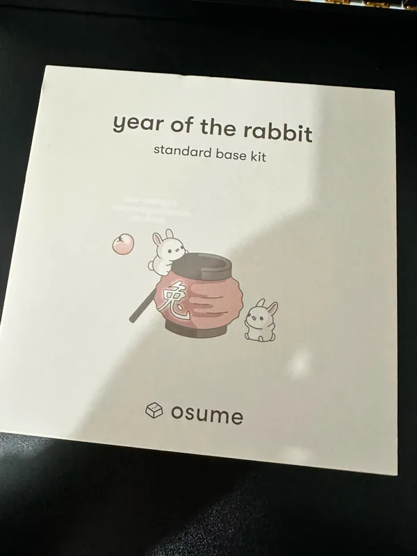 Osume year of the rabbit keycaps