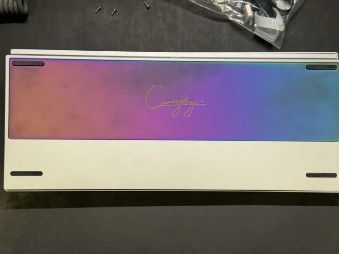 QK75 Silver w/ Tri-Mode PCB and Extras