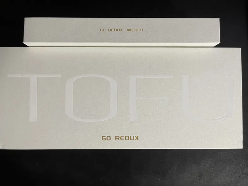 Tofu 60 Redux Case - E-White (Sparkled)