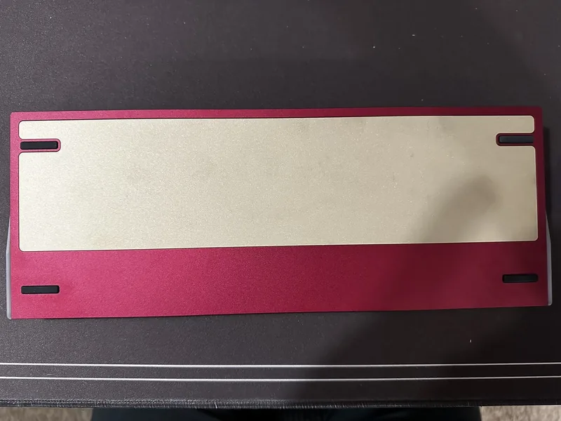 QK60 with GMK Red Samurai