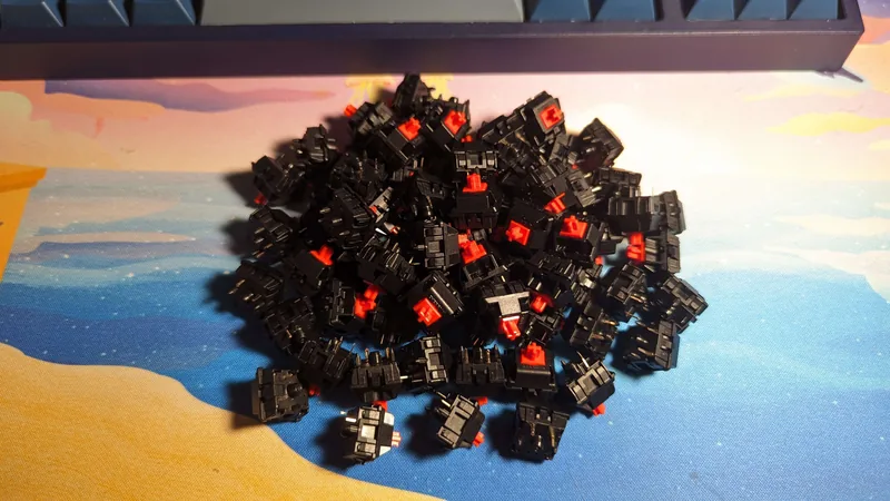 X72 Cherry MX Red Hyperglides