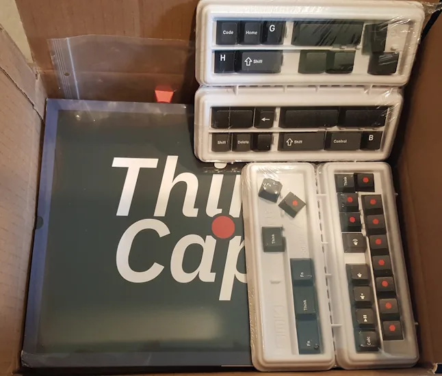 GMK ThinkCaps keycaps base & 4 kits. New