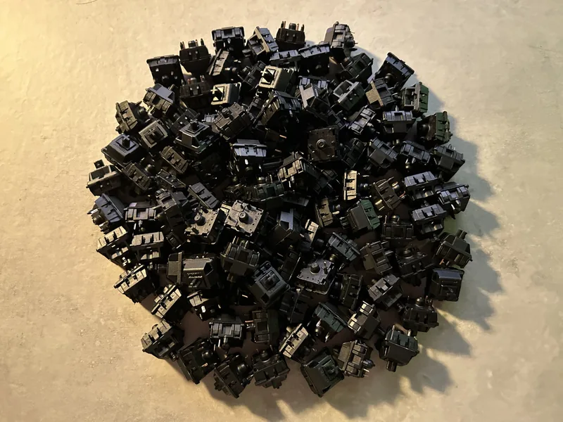 L+F+SS+BI Cherry MX Black (x108)