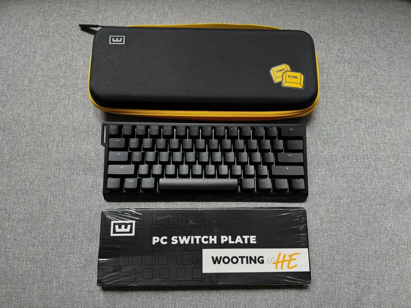 Wooting 60HE with travel case