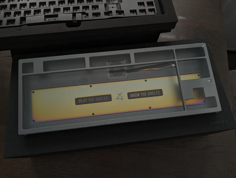 Vertex Angle TKL 80% Keyboard Grey NEW