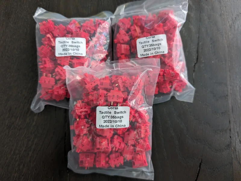 Clunked Corsa Tactile Switch Tecsee x105