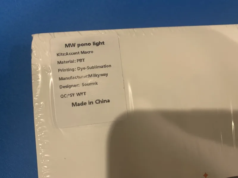 MW Pono Light Keycaps + Addons