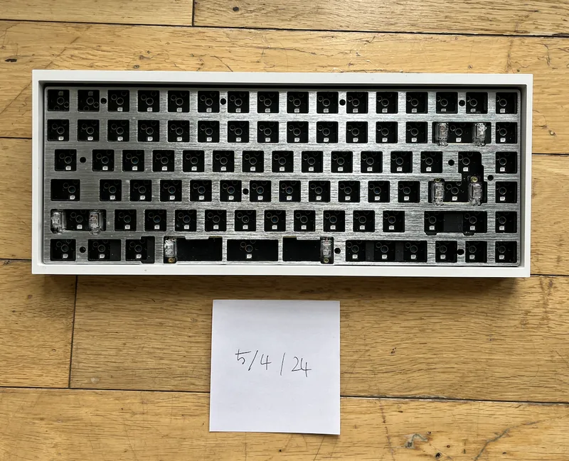 Tofu84 White Aluminum Plate