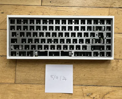 Tofu84 White Aluminum Plate