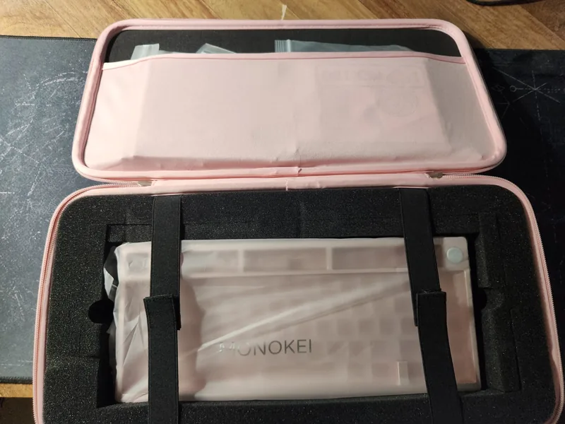 Blush Pink Monokei TGR Tomo + Extra Pcb