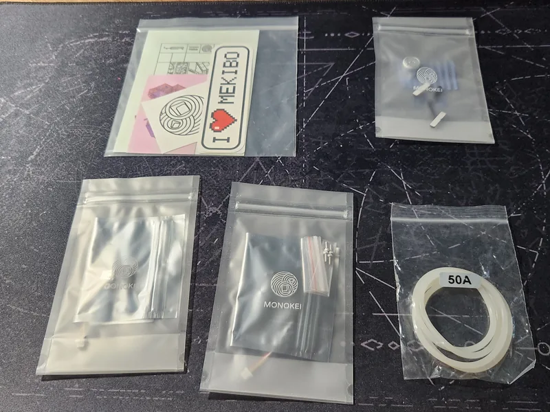 Blush Pink Monokei TGR Tomo + Extra Pcb