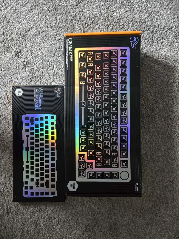 Gmmk Pro White Ice + PC Plate