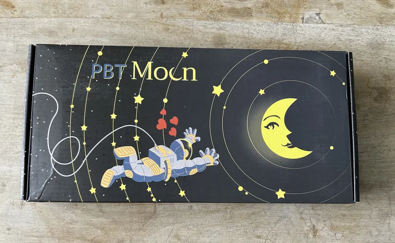 PBT Moon Keycaps from CannonCaps