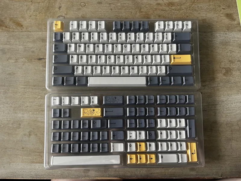 PBT Moon Keycaps from CannonCaps