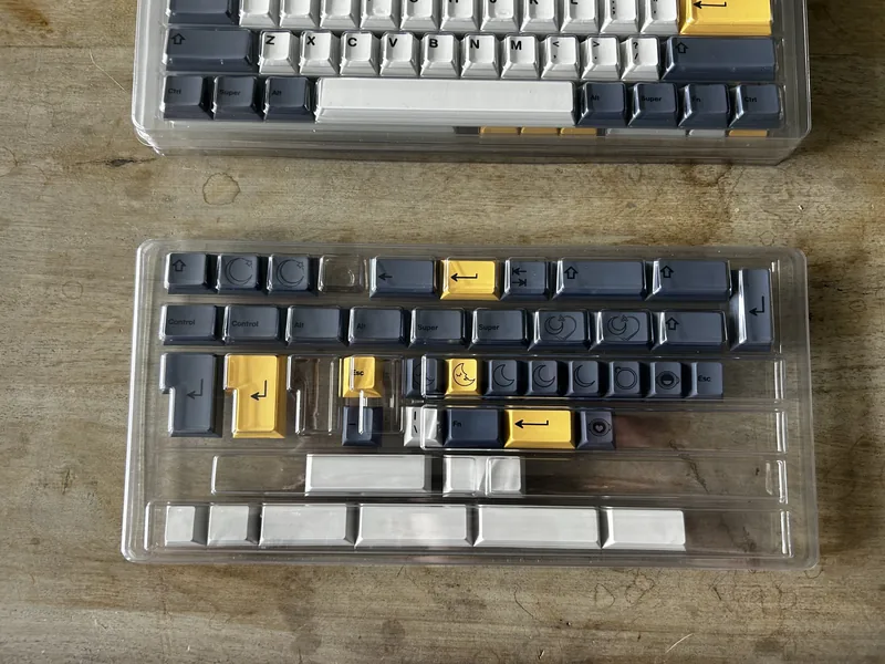 PBT Moon Keycaps from CannonCaps
