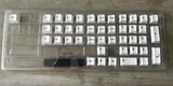 NicePBT Black on White Keycaps