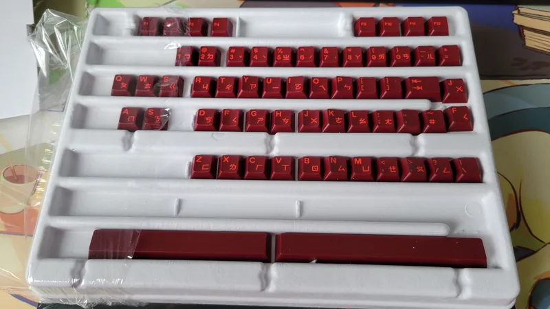 GMK Red Dragon Keycaps Bundle