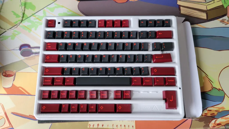 GMK Red Dragon Keycaps Bundle