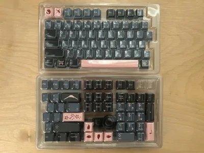 JTK Night Sakura Clone Keycaps