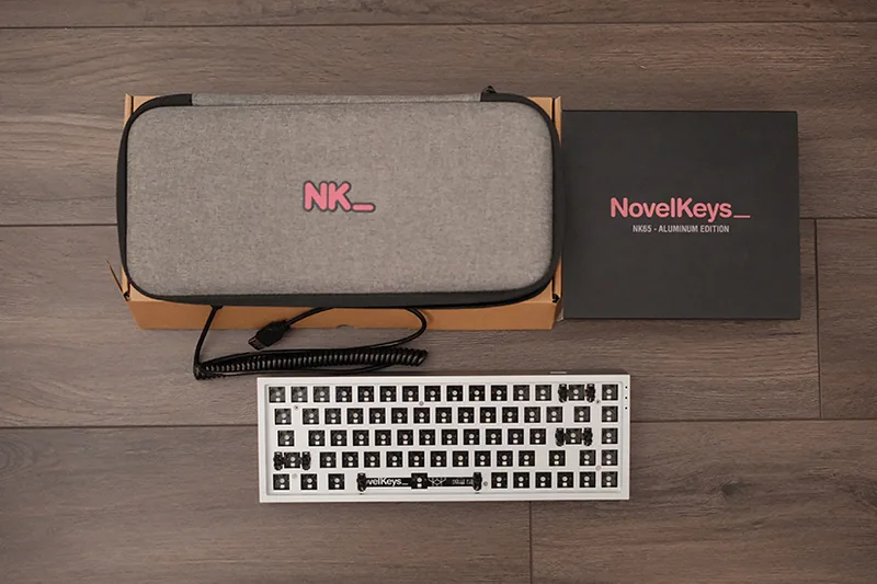 NovelKeys NK65 Aluminum Edition Silver