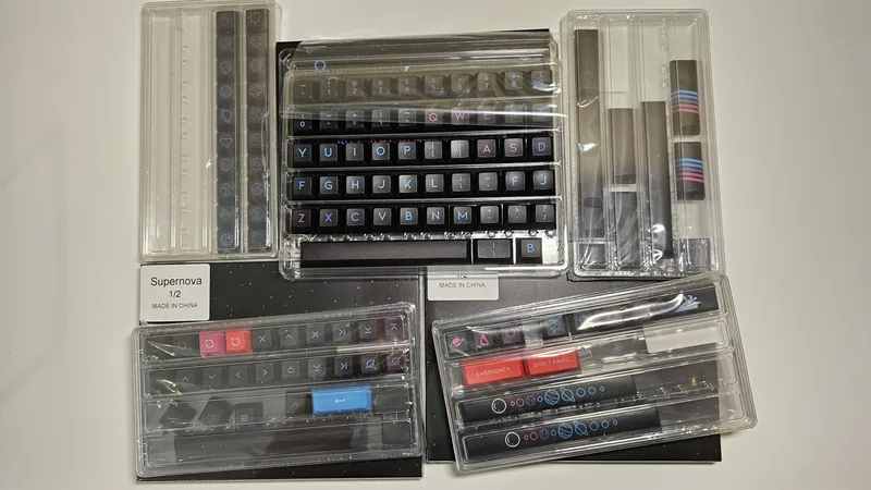 KAT Space Dust Keycaps. 5 Kits. Unused.