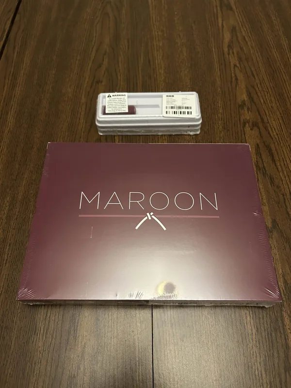 GMK Maroon ABS Keycap Set