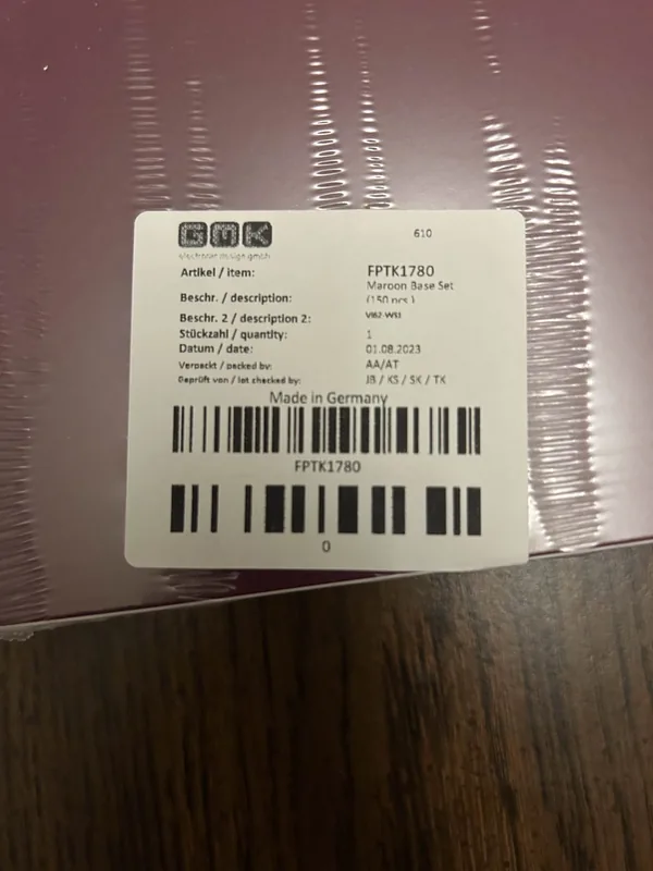 GMK Maroon ABS Keycap Set