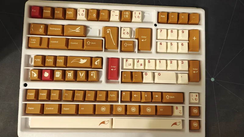 GMK Harvest - Base, Novelties, Spacebars
