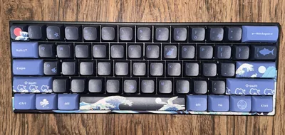 Blue ocean style keyboard