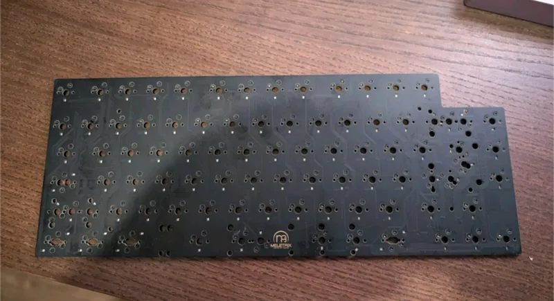 Meletrix Zoom75 Non-flexcut PCB