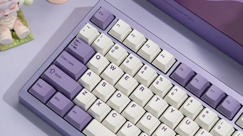 Wuque Studio Lavender Bliss Keycaps Set