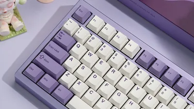 Wuque Studio Lavender Bliss Keycaps Set