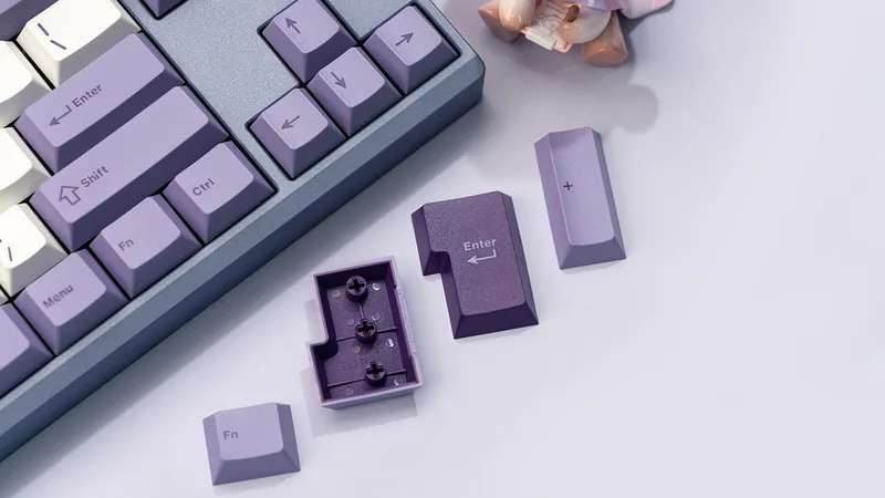 Wuque Studio Lavender Bliss Keycaps Set
