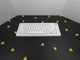 BoyI White Gmk67 With Akko Cream Yellows