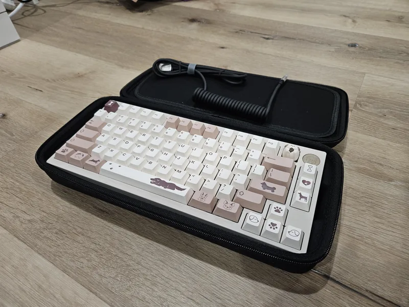 QK75 w/ NK creams & PBT Doggie
