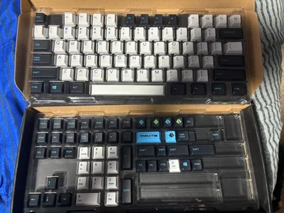 KBDFans Caribbean PBT dye-sub keycap set for mechanical keyboards