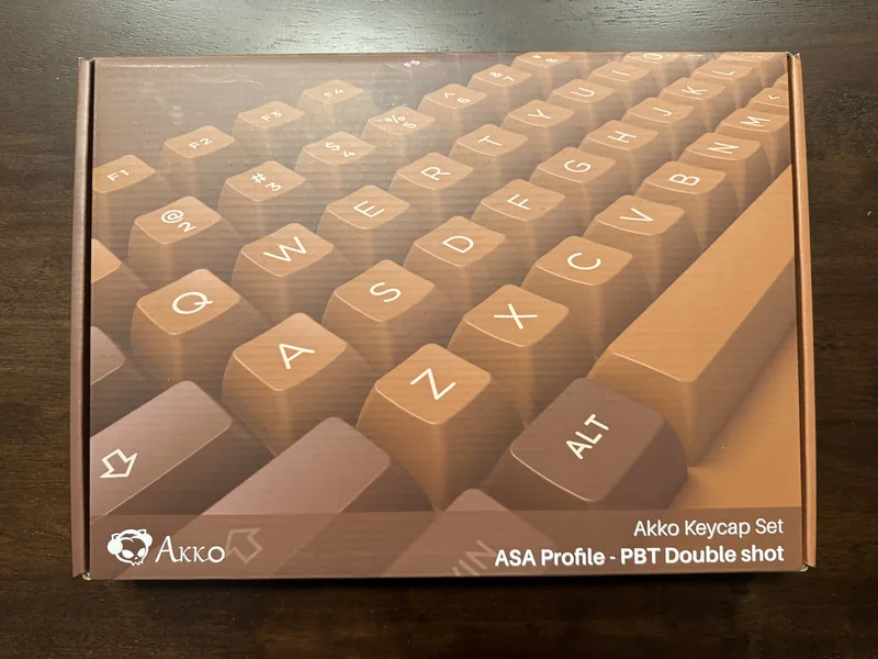 Akko Chocolate Keycap Set