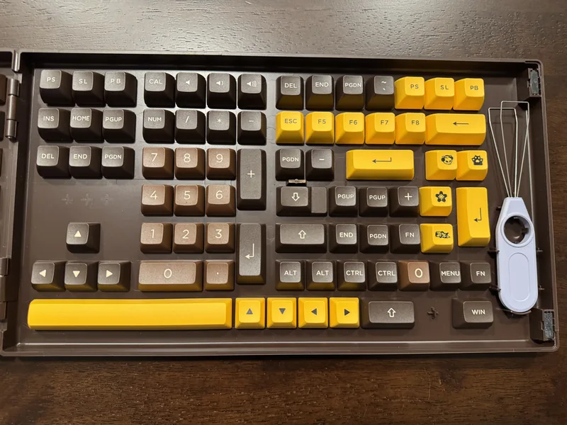 Akko Chocolate Keycap Set