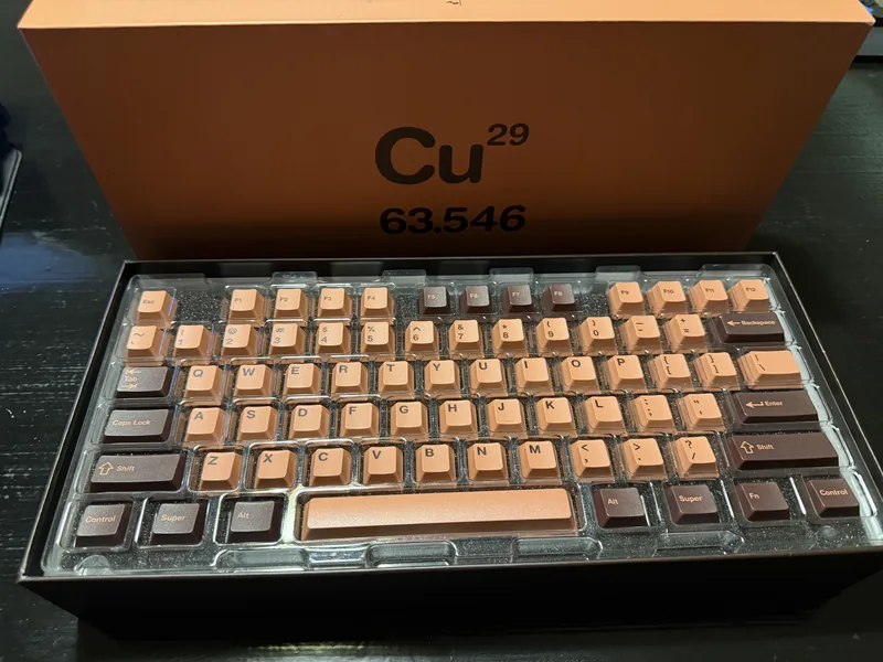 Cherry Copper PBT Keycaps