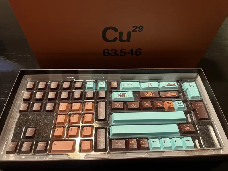 Cherry Copper PBT Keycaps