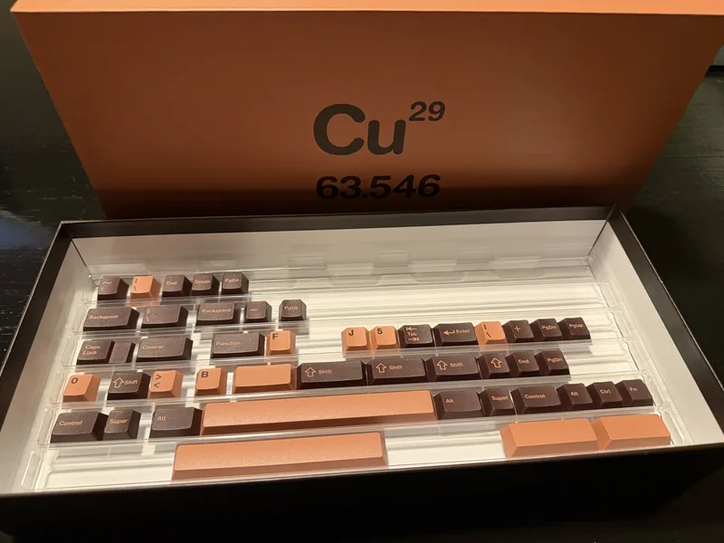 Cherry Copper PBT Keycaps
